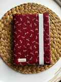 FUNDA LIBRO/AGENDA LIBELULA ROJA