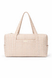 MOCHILA VIAJE VICHY BEIGE