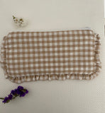 MONEDERO VICHY BEIGE VOLANTES por 12.95€ - Hidhashop