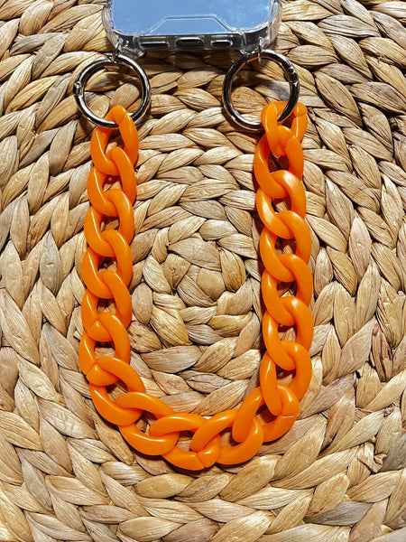 PULSERA PARA MÓVIL NARANJA MATE