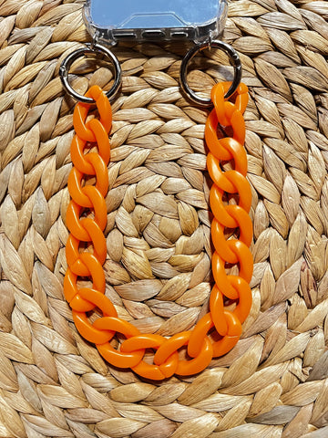 PULSERA PARA MÓVIL NARANJA MATE