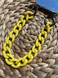 PULSERA PARA MÓVIL AMARILLO MATE