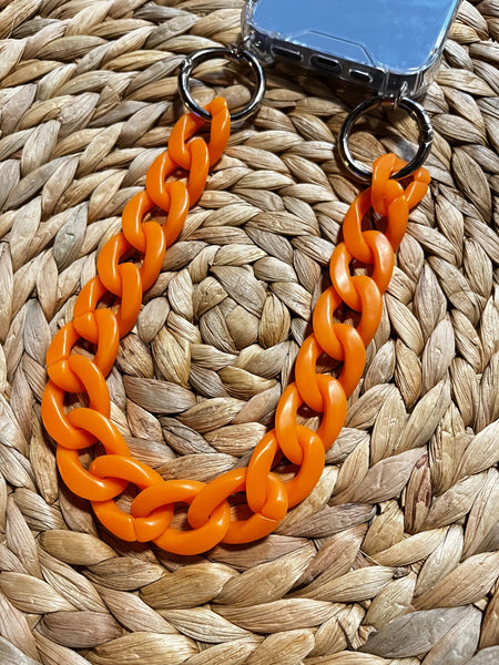 PULSERA PARA MÓVIL NARANJA MATE