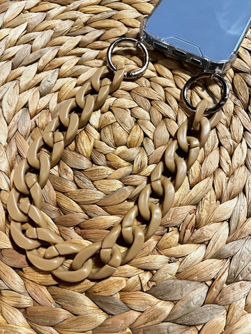 PULSERA PARA MÓVIL MARRÓN  MATE