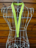 CUELGA LLAVES VICHY AMARILLO FLUOR