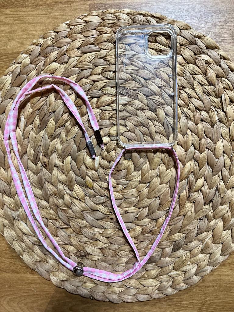 CORDON+FUNDA VICHY ROSA