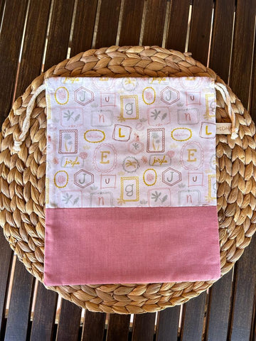 BOLSA MERIENDA LETRAS
