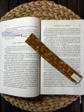 PUNTO DE LIBRO LIBELULA MOSTAZA
