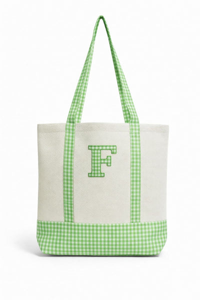 TOTE BAG VICHY VERDE FLUOR
