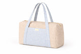 MOCHILA VIAJE VICHY AZUL BEBE