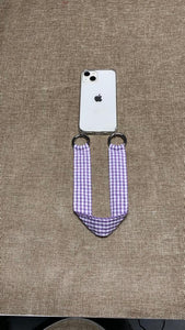 PULSERA PARA MÓVIL VICHY LILA