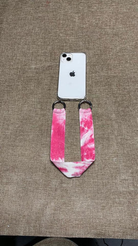PULSERA PARA MÓVIL TYE DYE ROSA
