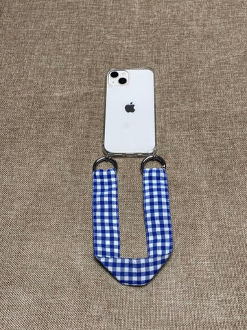 PULSERA PARA MÓVIL VICHY AZUL