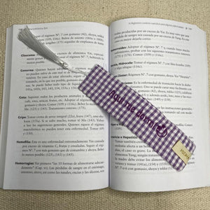 PUNTO DE LIBRO VICHY LILA