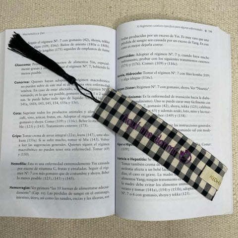 PUNTO DE LIBRO VICHY NEGRO