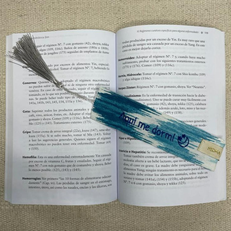 PUNTO DE LIBRO AGUA