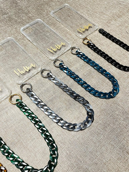 PULSERA PARA MÓVIL TRENZADA NEGRA