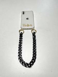 PULSERA PARA MÓVIL TRENZADA NEGRA