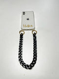 PULSERA PARA MÓVIL TRENZADA NEGRA